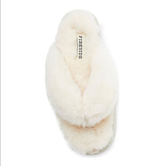 Fireside by Dearfoams Auburn Genuine Shearling Slipper - Picture 4 of 4